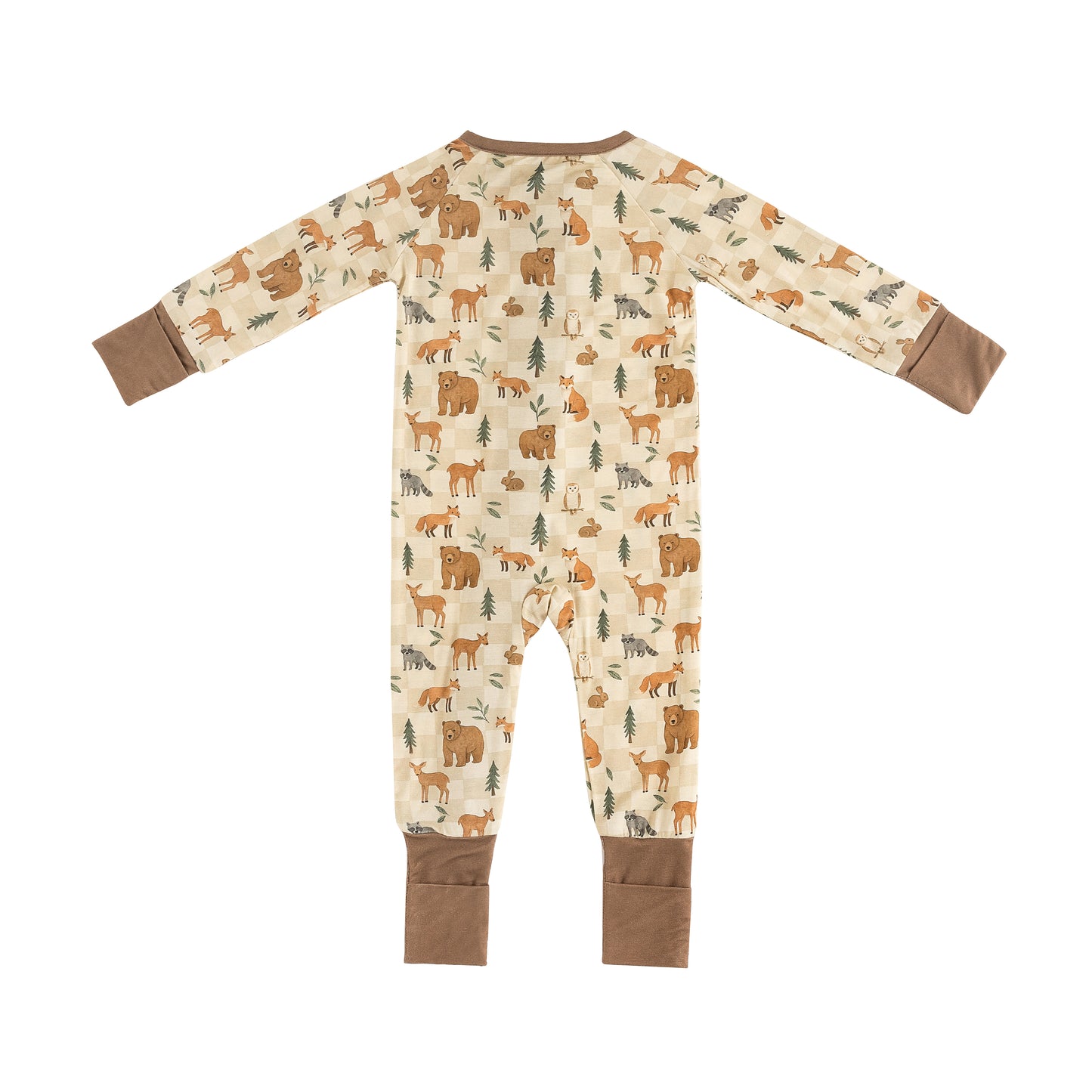 Forest Friends Bamboo Zippered Sleeper