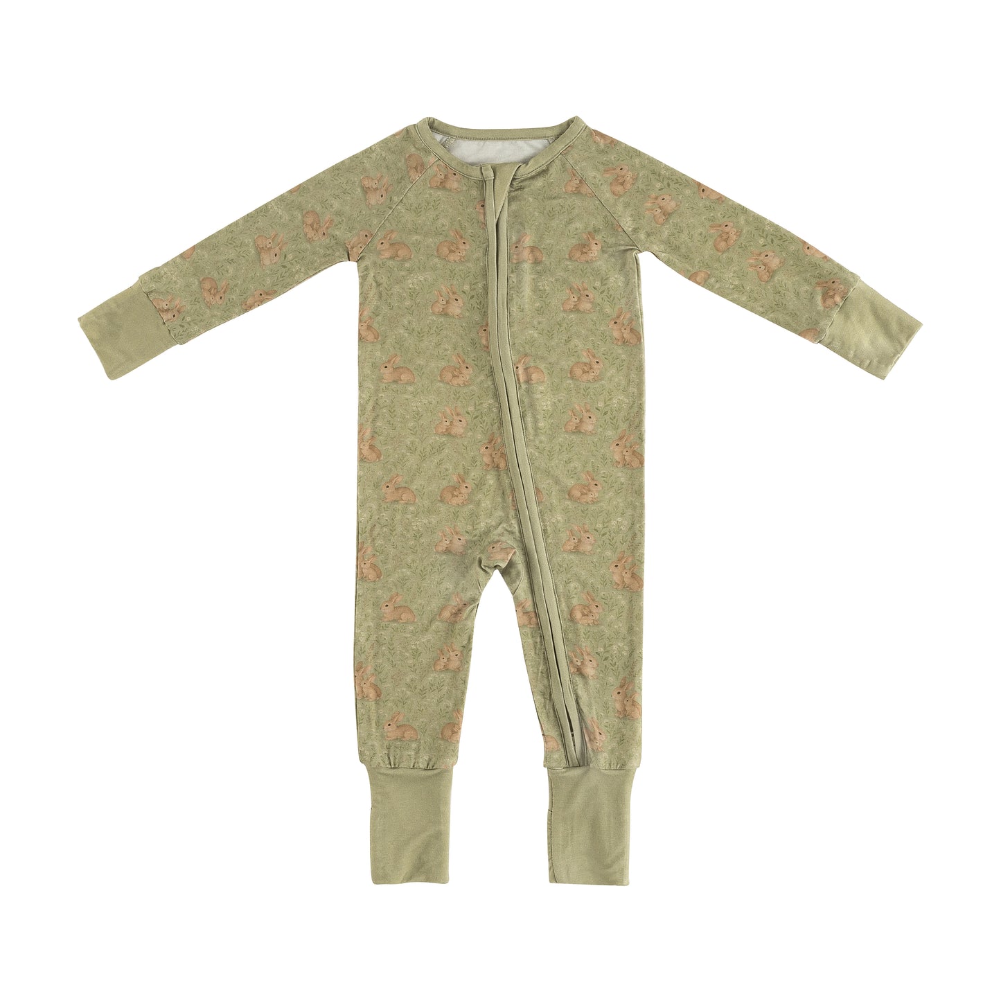 Bunny Bamboo Zippered Sleeper