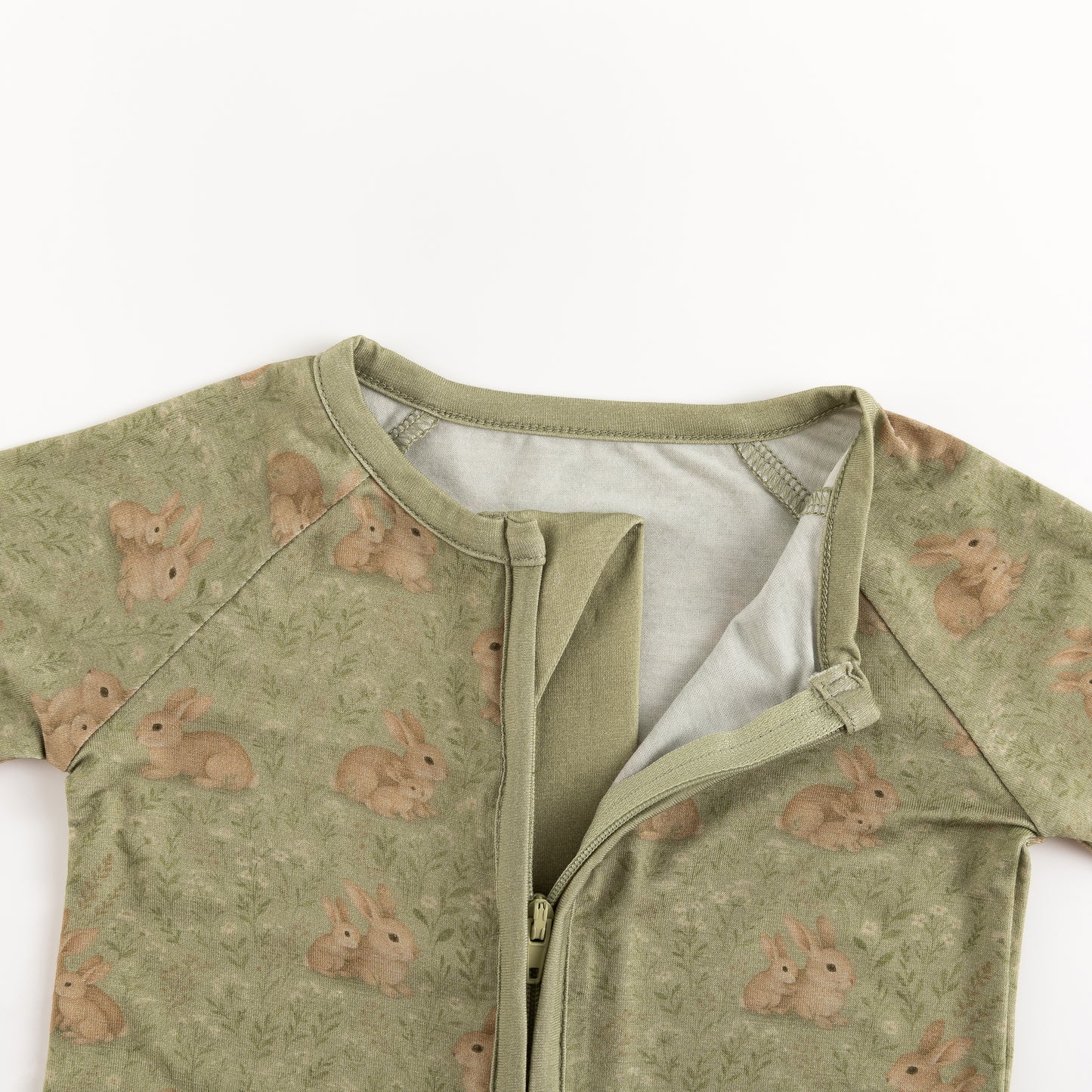 Bunny Bamboo Zippered Sleeper