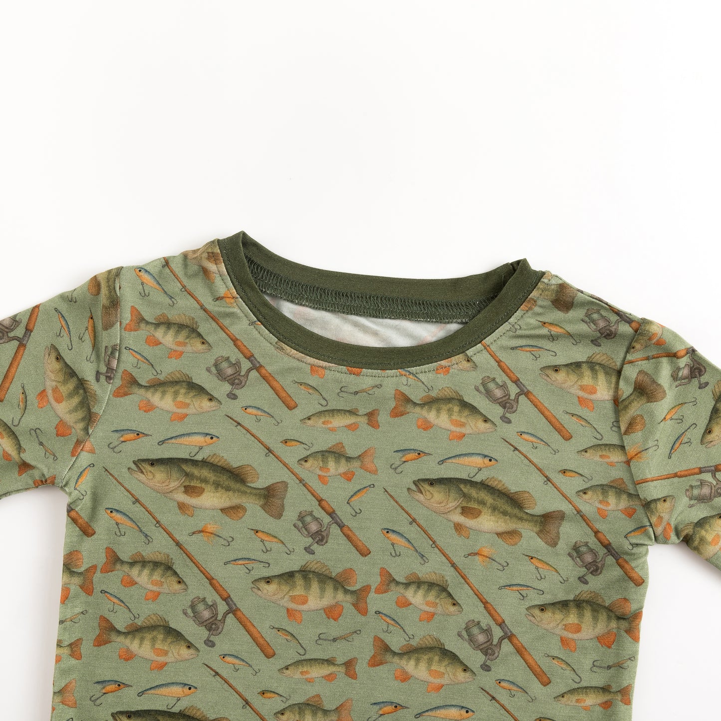 Fishing Bamboo Long Sleeve Pyjama Set