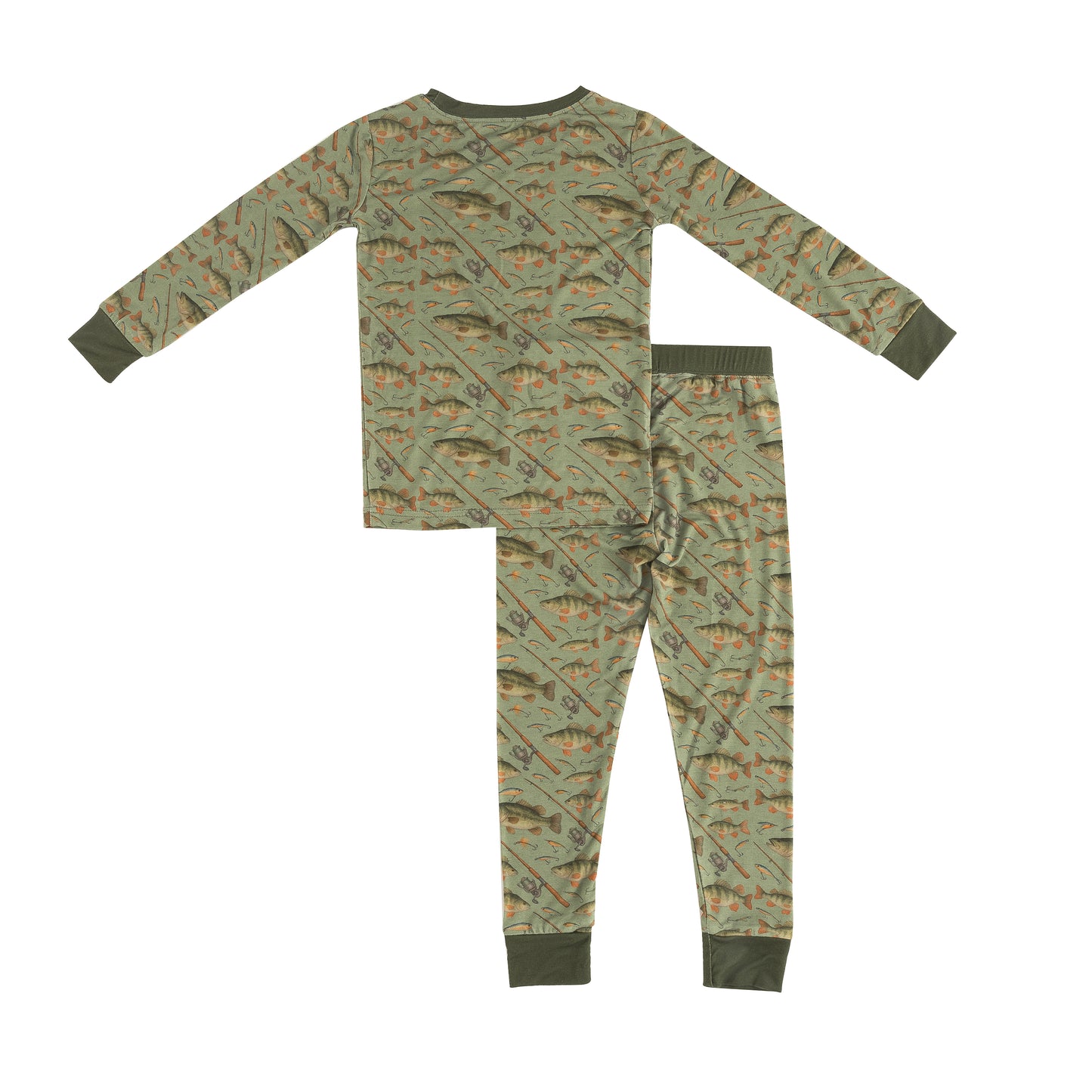 Fishing Bamboo Long Sleeve Pyjama Set
