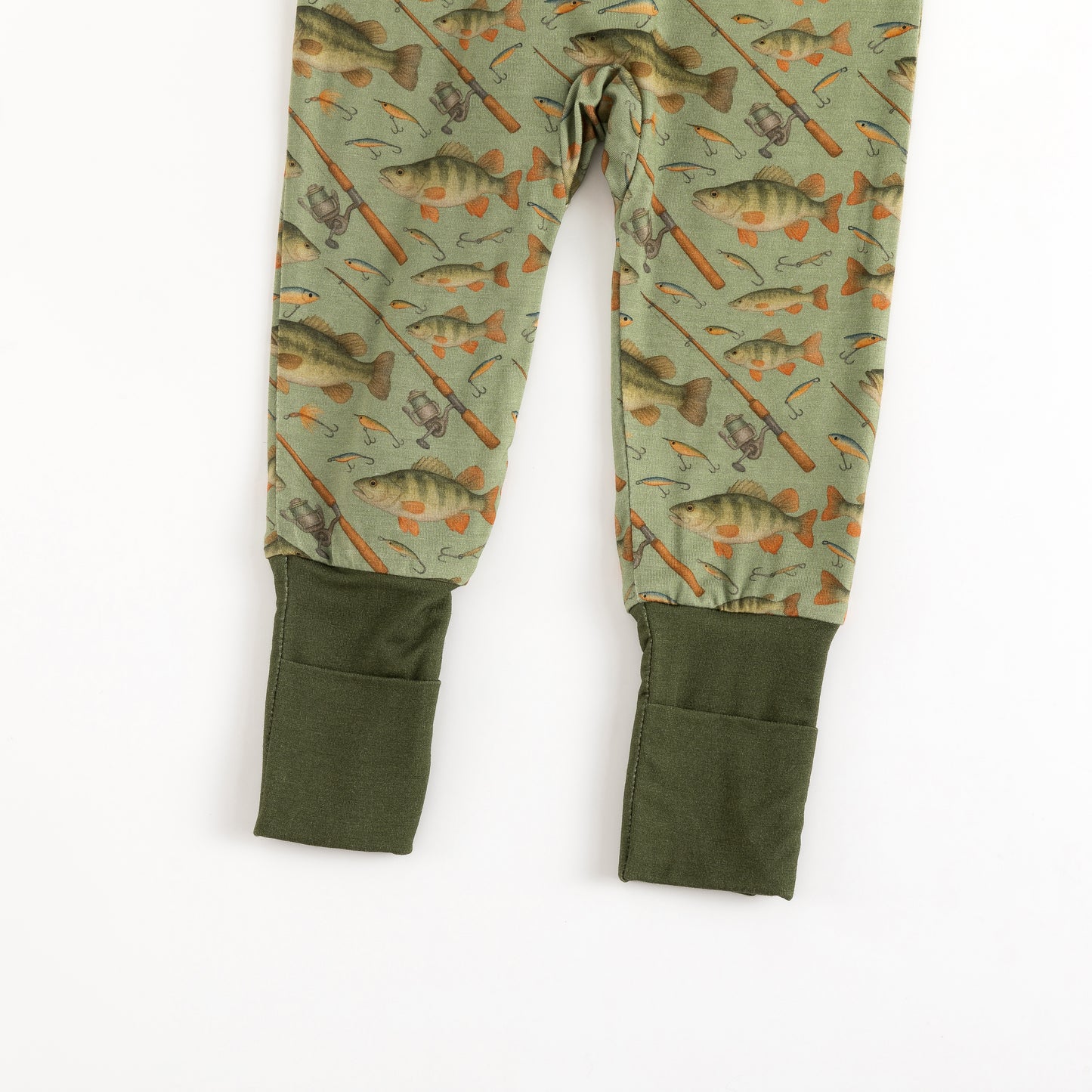 Fishing Bamboo Zippered Sleeper
