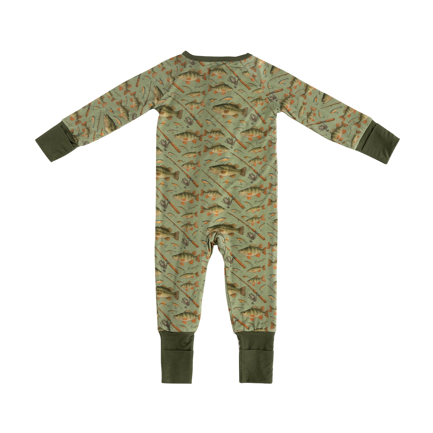 Fishing Bamboo Zippered Sleeper