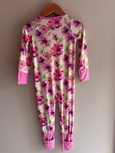 Magenta Meadow Bamboo Zippered Sleeper