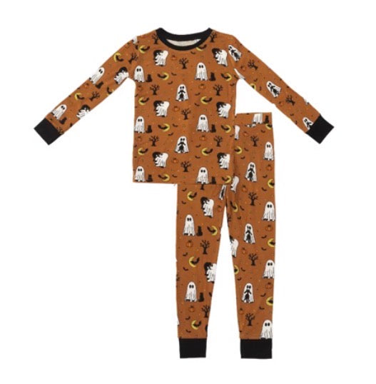 Haunted Hangout Long Sleeve Bamboo Pyjamas