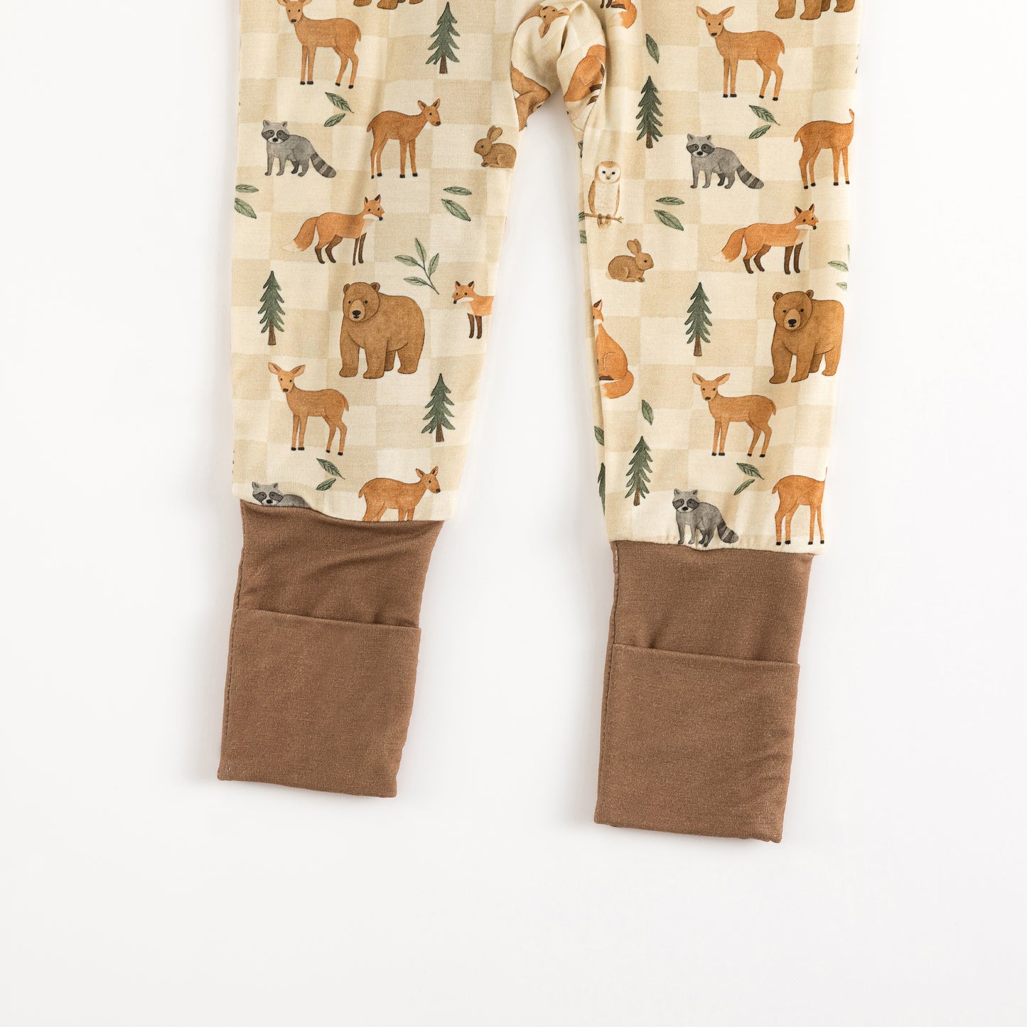 Forest Friends Bamboo Zippered Sleeper