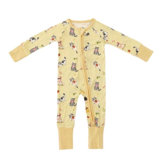 Sweet & Sassy Bamboo Zippered Sleeper
