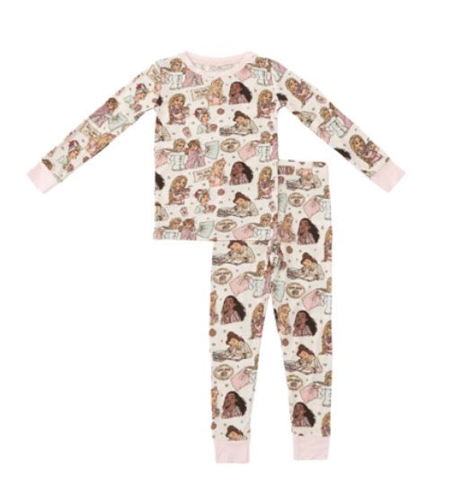 Princess Sleepover Bamboo Long Sleeve Pyjama Set