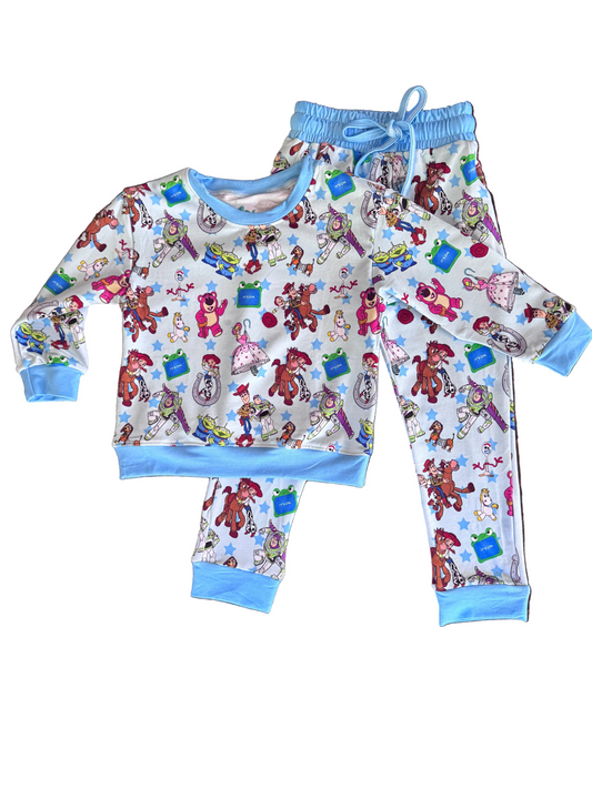 Toys Inspired Bamboo & Cotton Crewneck + Jogger Set
