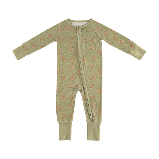Bunny Bamboo Zippered Sleeper